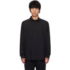 Moncler S Shirts Moncler Black Patch Pocket Shirt 999 BLACK