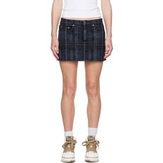 Ksubi Skirts Ksubi Navy Low Rider Denim Miniskirt dark wash (WAIST 33)