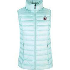 JOTT Seda Down High Neck Gilet Plain - Green