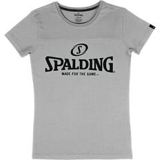 Spalding T-Shirt Frau Essential Logo Gris
