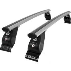 Silver Roof Racks Modula Roof Bars for Volvo S60 Mk.3 Aero