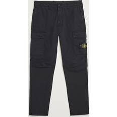 Pants & Shorts Stone Island Stretch Cotton Gabardine Trousers Black