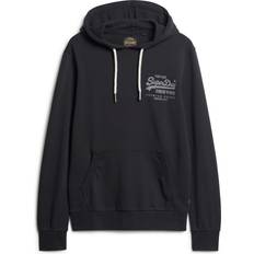 Superdry Herren Oberteile Superdry Sweatshirt Herren Baumwolle, schwarz