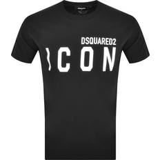 DSquared2 Men Clothing DSquared2 Logo T Shirt Black