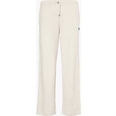 Emporio Armani Joggers Trousers Emporio Armani Mens Nudo Brand-patch Tapered Cotton-jersey Jogging Bottoms NUDO