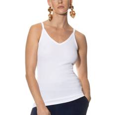 Modal Toppe Mey Spaghetti Strap Top White