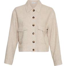 Linne Jackor Moss Copenhagen Mschjovene Ginia Jacket - Beige