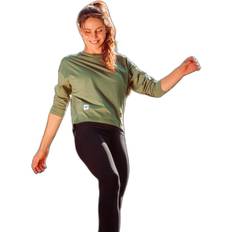 Snap Long Sleeve Pocket T-Shirt - Vert