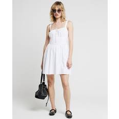 River Island Womens White Skater Mini Dress