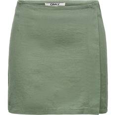 Lino - Mujer Faldas Only Falda Brie-caro - Vert