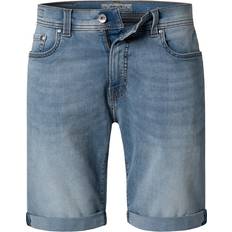 Pierre Cardin Maat W27 Spijkerbroeken Pierre Cardin Lyon Short - Blauw