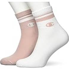 Champion Women Socks Champion Damen Seasonal Socks C-Logo 2PP Quarter Freizeitsocken, Rosa, 35-38