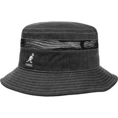 Baumwolle Hüte Kangol Bucket Hat Distressed Cotton Mesh Noir