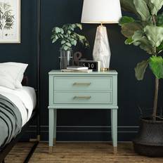 CosmoLiving by Cosmopolitan Westerleigh Green Bedside Table 39x60cm