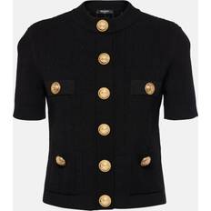 XS Cárdigans Balmain Knitted Cardigan - Black