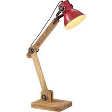 vidaXL 371841 Dark Red Bordlampe 96cm