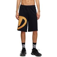 Diesel Herr Shorts Diesel Short in felpa con logo effetto bleach Shorts Uomo Multicolor