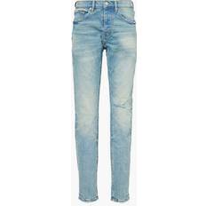 Purple Brand Mens Mid Indigo Blowout Distressed Slim-leg Low-rise Jeans MID INDIGO