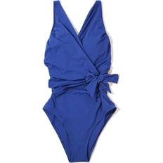 Hanky Panky Swimwear Hanky Panky Women's Wide Strap Wrap One Piece Swimsuit Poolside Blue