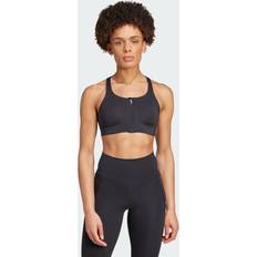 Adidas Bras on sale adidas TLRD Impact Luxe High Support Zip Bra Black DD-F Womens