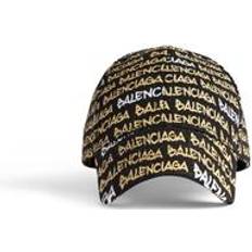 Balenciaga Headgear Balenciaga Funky Font Cap Cotton - Black