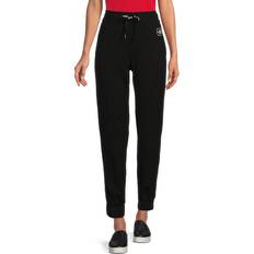 Pants & Shorts Karl Lagerfeld Paris Women's Drawstring-Waist Mesh-Trim Joggers Black