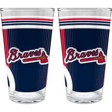 MLB Atlanta Braves Beer Glass 47.3cl 2pcs