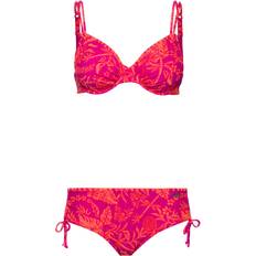 Polyamidi Bikiniasut Venice Beach Bikini Set Damen rosa