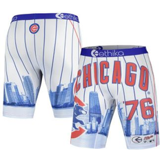 Ethika Men's Underwear Ethika Men's White Chicago Cubs Jerseys cape Boxer Briefs White 3XL