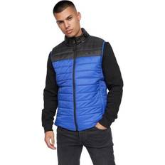 Men - Yellow Vests Crosshatch Mens Presnell High-Neck Vest - Yellow