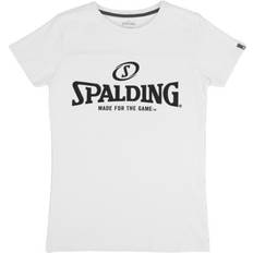 Spalding T-Shirt Damen Essential Logo Blanc