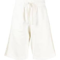 Palm Angels Shorts Palm Angels Logo Tape Sweatpant med Sidoband - Beige