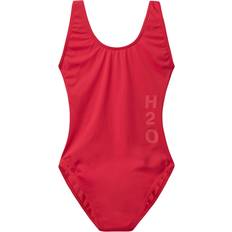 H2O Badedragt Tornø Logo Swim Suit Red