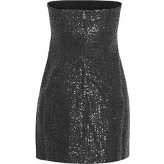 ROTATE Birger Christensen Klänningar ROTATE Birger Christensen Mini Twill Sequin Klänning - Svart