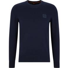 HUGO BOSS Blue Jumpers HUGO BOSS Men's Kanovano Sweater - Dark Blue