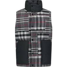 Burberry Vests Burberry Kenwick Check Gilet Dark Grey