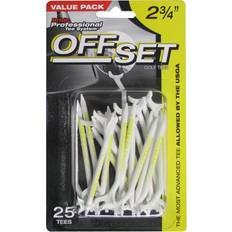 Pride Professional Tee System Offset Tee, 2-3/4 inch, 25 Count, Yellow