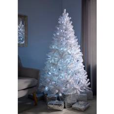 Pre-Lit Deluxe White Pine Artificial with