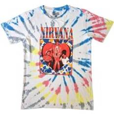 Klær Nirvana Heart Tie Dye T-Shirt White