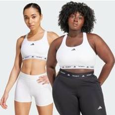 Adidas White Bras Adidas Damen Powerreact Training Medum Support Techfit Bra, A-B White