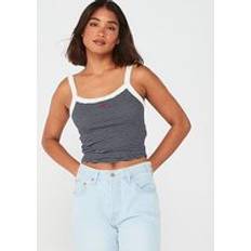 Levi's Tank Tops Levi's Essential Sporty Rib Tank Top Annalise Stripe Navy, Navy, Xs, Women