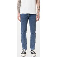 Nudie Jeans Plain Stone Mid Waist Slim Tapered Fit Men's Organic W27/L30 Sustainable Denim Blue W27/L30