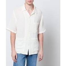 Barena Venezia Donde Cotton and Linen-Blend Shirt IT 46/S White