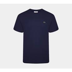 Lacoste Navy Blue, S Crew Neck Cotton Jersey T-shirts S-3XL