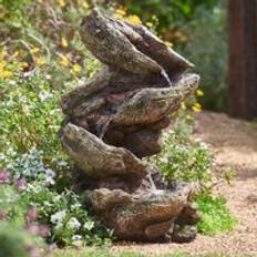 Primrose Garden Water Feature Rock River Cascade with