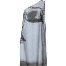 Polyurethane - Short Dresses DSquared2 Woman Mini dress Grey Polyester, Glass, Polyurethane