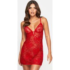 Rojo Camisones Ann Summers Enlightening Chemise Red