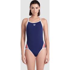 Donna - Rosso Costumi da bagno Arena Costume da bagno intero Icons - Navy-white-red Multi