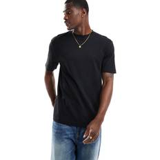 River Island Tops River Island Slim Fit High Neck T-Shirt - Black