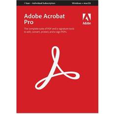 Adobe Acrobat Pro PDF Software Mac OS, Windows